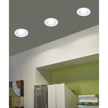 Set 3 spoturi incastrate LED SALICETO Eglo 33391, D8.8 cm, 3x6W