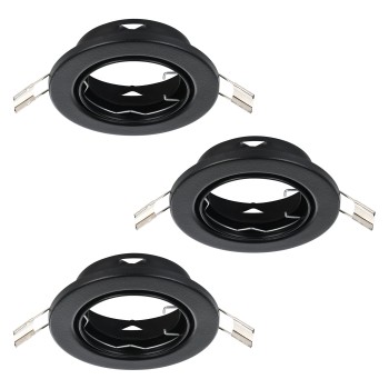 Set 3 spoturi incastrate AGULO Eglo 75673, D8.6 cm, 3xGU10