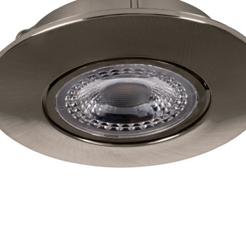 Set 3 spoturi incastrate LED ZUJAR Eglo 75765, D9 cm, 3x3.4W