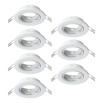Set 7 spoturi incastrate AGULO Eglo 75852, D8.6 cm, 7xGU10