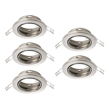 Set 5 spoturi incastrate AGULO Eglo 75857, D8.6 cm, 5xGU10