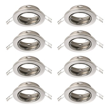 Set 10 spoturi incastrate AGULO Eglo 75859, D8.6 cm, 10xGU10