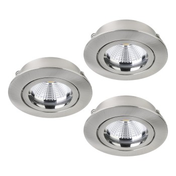 Set 3 spoturi incastrate TEDO 1 Eglo 95359, D8 cm, 3xGU10