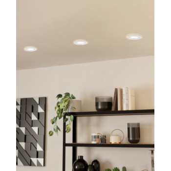 Set 3 spoturi incastrate LED PINEDA Eglo 95821, D7.8 cm, 3x4.9W