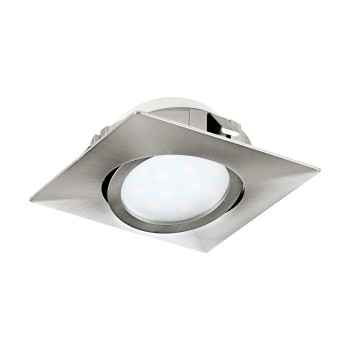 Spot incastrat LED PINEDA Eglo 95843, 8.4x8.4 cm, 4.9W