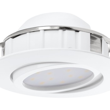Set 3 spoturi incastrate LED PINEDA Eglo 95851, D8.4 cm, 3x4.9W