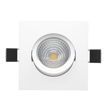 Spot incastrat LED SALICETO Eglo 98302, 8.8x8.8 cm, 6W