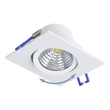 Spot incastrat LED SALICETO Eglo 98302, 8.8x8.8 cm, 6W