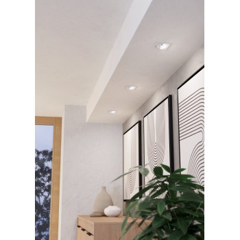 Spot incastrat LED SALICETO Eglo 98302, 8.8x8.8 cm, 6W