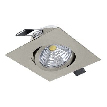 Spot incastrat LED SALICETO Eglo 98304, 8.8x8.8 cm, 6W