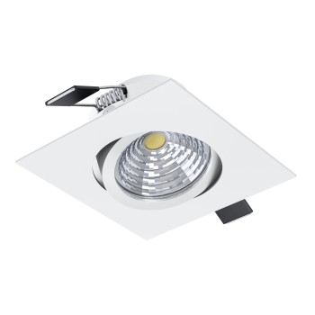 Spot incastrat LED SALICETO Eglo 98306, 8.8x8.8 cm, 6W