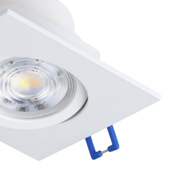Spot incastrat LED SALICETO Eglo 98306, 8.8x8.8 cm, 6W