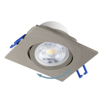 Spot incastrat LED SALICETO Eglo 98308, 8.8x8.8 cm, 6W