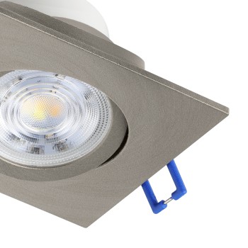 Spot incastrat LED SALICETO Eglo 98308, 8.8x8.8 cm, 6W