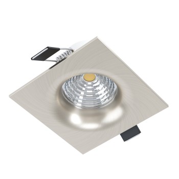 Spot incastrat LED SALICETO Eglo 98472, 8.8x8.8 cm, 6W