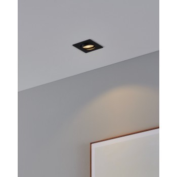 Spot incastrat LED SALICETO Eglo 98611, 8.8x8.8 cm, 6W