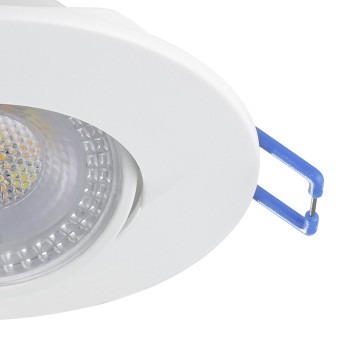 Set 5 spoturi incastrate LED GEDREZ Eglo 300185, D9 cm, 5x4.9W