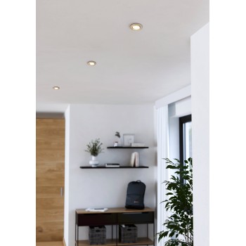Set 3 spoturi incastrate LED GEDREZ Eglo 300193, D9 cm, 3x4.9W