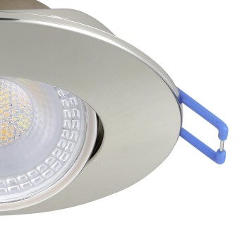 Set 7 spoturi incastrate LED GEDREZ Eglo 300195, D9 cm, 7x4.9W
