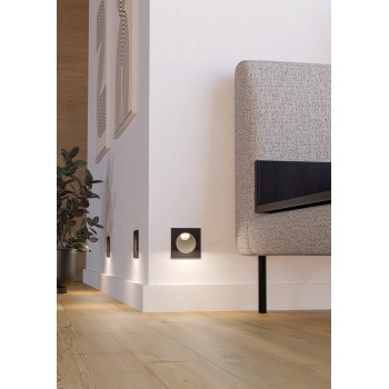 Spot incastrat LED ZARATE Eglo 900251, 8x8 cm, 2W