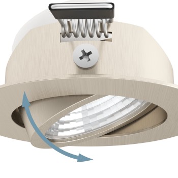 Set 3 spoturi incastrate LED SALICETO Eglo 900746, D8.8 cm, 3x6W