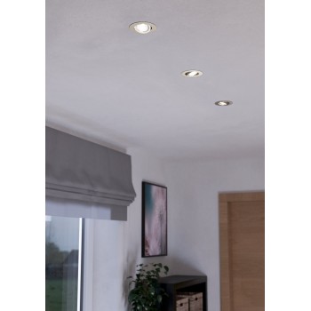 Set 3 spoturi incastrate LED SALICETO Eglo 900746, D8.8 cm, 3x6W