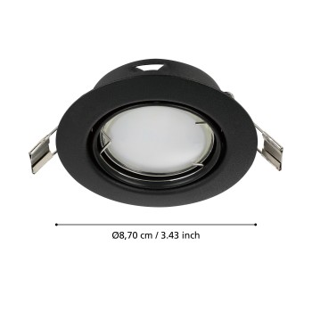Spot incastrat PENETO Eglo 900751, D8.7 cm, 1xGU10