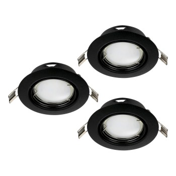Set 3 spoturi incastrate PENETO Eglo 900752, D8.7 cm, 3xGU10