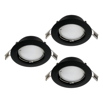 Set 3 spoturi incastrate PENETO Eglo 900754, D7.8 cm, 3xGU10