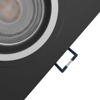 Spot incastrat LED CAROSSO-Z Eglo 900763, 9.3x9.3 cm, 4.7W