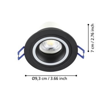 Spot incastrat LED CAROSSO-Z Eglo 900764, D9.3 cm, 4.7W