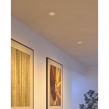 Spot incastrat LED CAROSSO-Z Eglo 900765, 9.3x9.3 cm, 4.7W