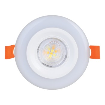 Set 3 spoturi incastrate LED CALONGE RGB Eglo 901117, D9.8 cm, 3x3.8W
