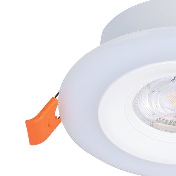 Set 3 spoturi incastrate LED CALONGE RGB Eglo 901117, D9.8 cm, 3x3.8W