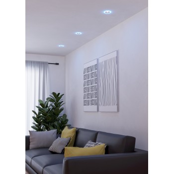 Set 3 spoturi incastrate LED CALONGE RGB Eglo 901117, D9.8 cm, 3x3.8W