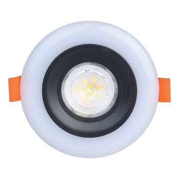 Set 3 spoturi incastrate LED CALONGE RGB Eglo 901118, D9.8 cm, 3x3.8W