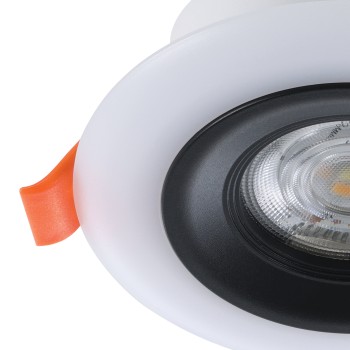 Set 3 spoturi incastrate LED CALONGE RGB Eglo 901118, D9.8 cm, 3x3.8W