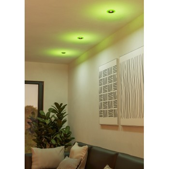 Set 3 spoturi incastrate LED CALONGE RGB Eglo 901118, D9.8 cm, 3x3.8W