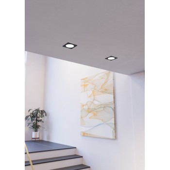 Spot incastrat LED FUEVA 6 Eglo 901391, 11.9x11.9 cm, 6.3W