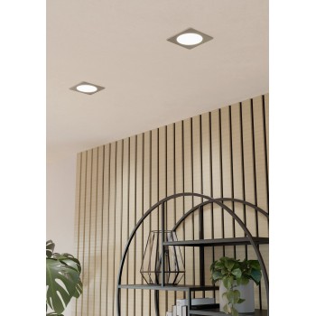 Spot incastrat LED FUEVA 6 Eglo 901408, 11.9x11.9 cm, 6.3W