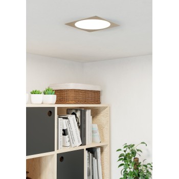 Spot incastrat LED FUEVA 6 Eglo 901411, 21.6x21.6 cm, 18.5W