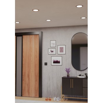 Spot incastrat LED FUEVA 6-Z Eglo 901436, D16.8 cm, 9.5W