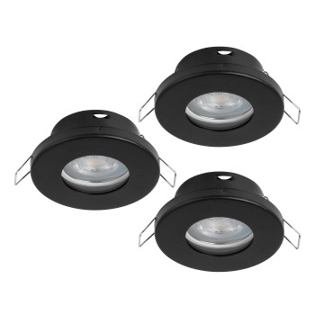 Set 3 spoturi incastrate FAVAZZINA Eglo 901758, D8.5 cm, 3xGU10