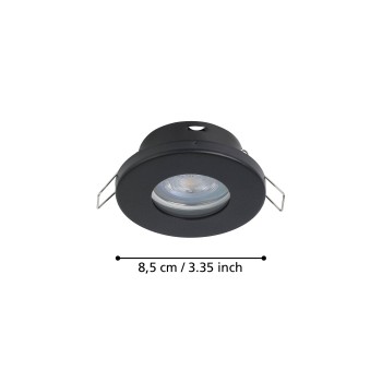 Set 3 spoturi incastrate FAVAZZINA Eglo 901758, D8.5 cm, 3xGU10