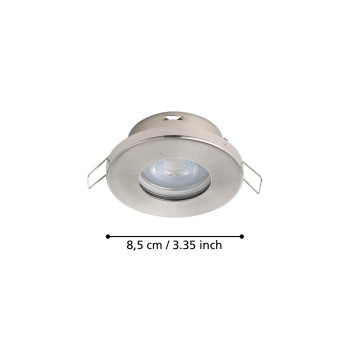 Set 3 spoturi incastrate FAVAZZINA Eglo 901761, D8.5 cm, 3xGU10