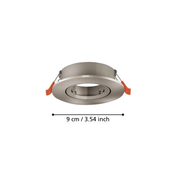 Spot incastrat BARRANCO GU10 Eglo 902231, D9 cm, 1xGU10