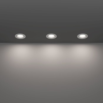 Set 3 spoturi incastrate LED SALABATE Eglo 902272, D8.8 cm, 3x5W
