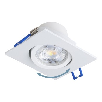 Set 3 spoturi incastrate LED SALICETO Eglo 902283, 8.8x8.8 cm, 3x4.8W