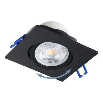 Set 3 spoturi incastrate LED SALICETO Eglo 902284, 8.8x8.8 cm, 3x4.8W