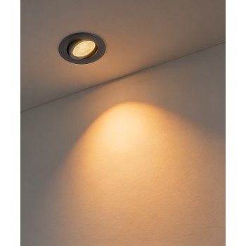 Set 3 spoturi incastrate LED SALICETO-Z Eglo 902287, D8.8 cm, 3x4.9W